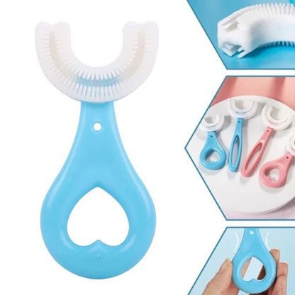 Cepillo de dientes en forma de U para niños (Lleva 1 y obtén 1 de regalo)